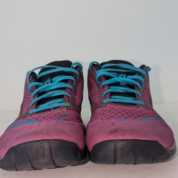 Inov8 Women’s Size 7 F-Lite 250 w/ Power Heel Purple Teal Running Shoes Sneakers - Picture 4 of 14